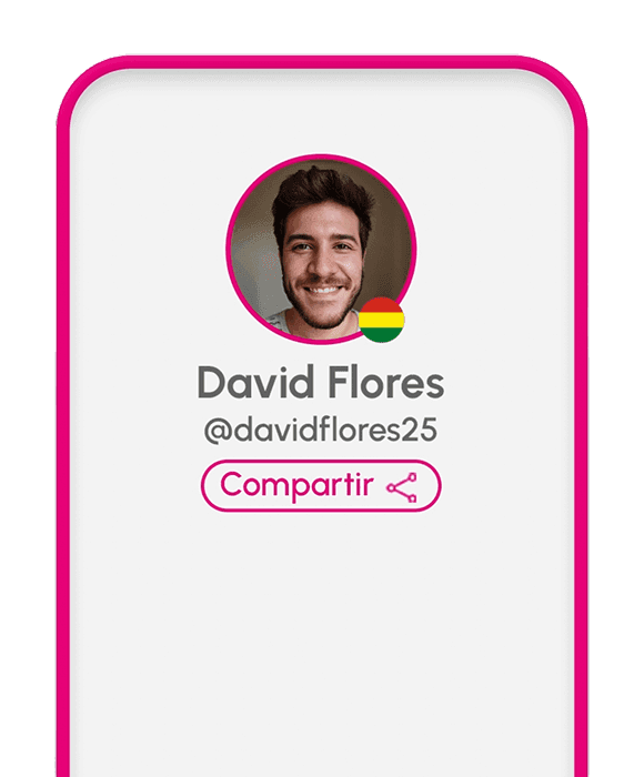 2. Comparte tu usuario